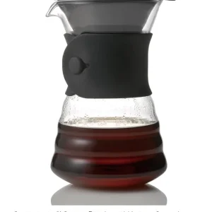 Hario V60 Drip Coffee Decanter, 700ml, Black